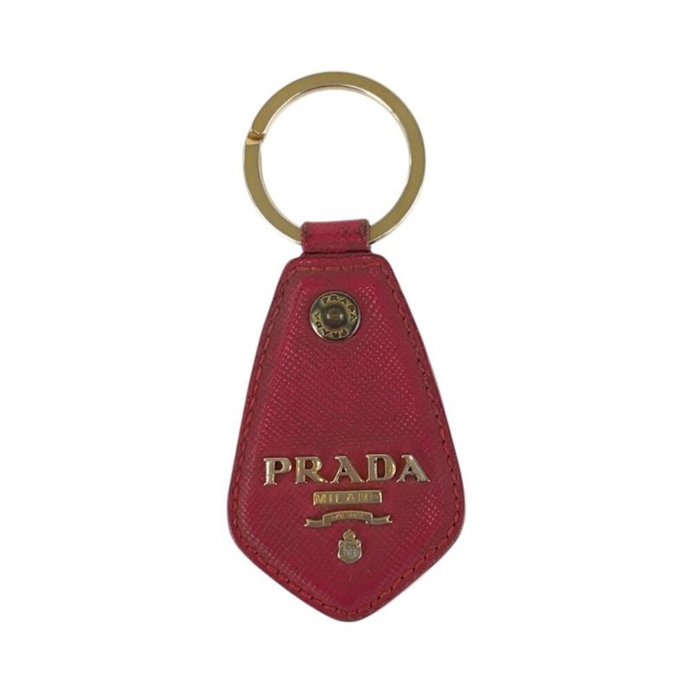 Prada Leather Key Holder Bag Charm